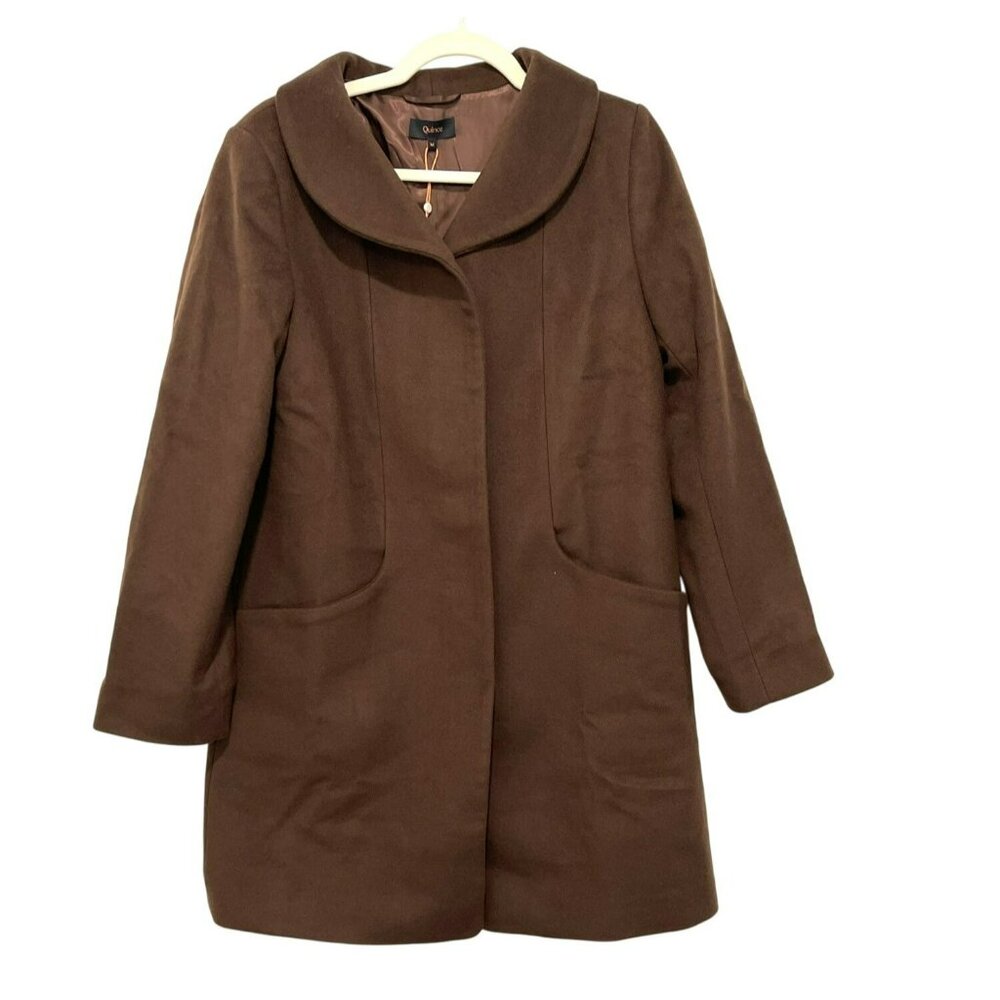 Quince Brown Trench Coat - Picture 6 of 11
